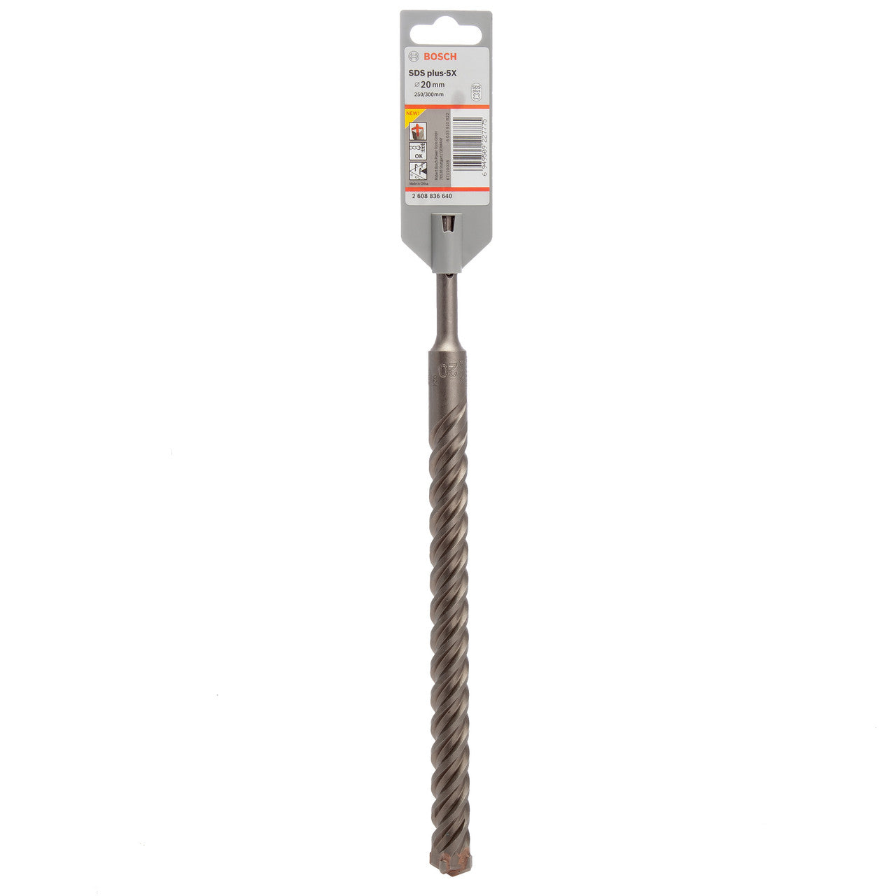 Bosch SDS+ 5X Masonry Drill Bit 20 x 250 x 300mm 2608836640