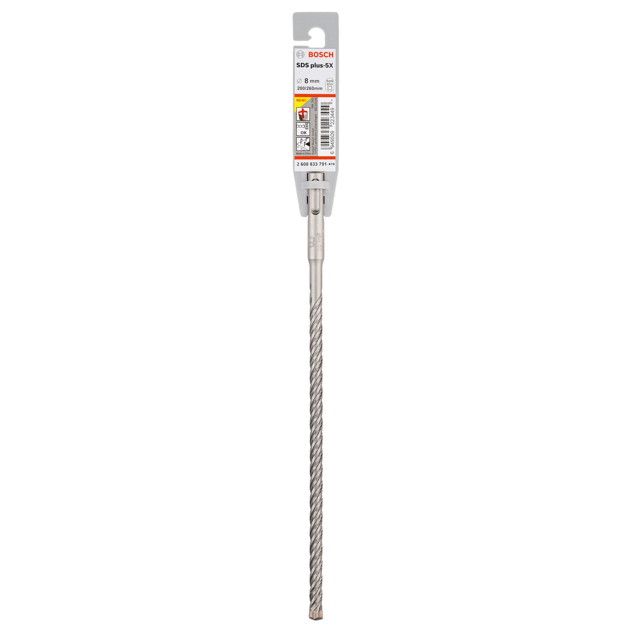 Bosch 2608833791 SDS+ 5X Masonry Drill Bit 8 x 200 x 260mm