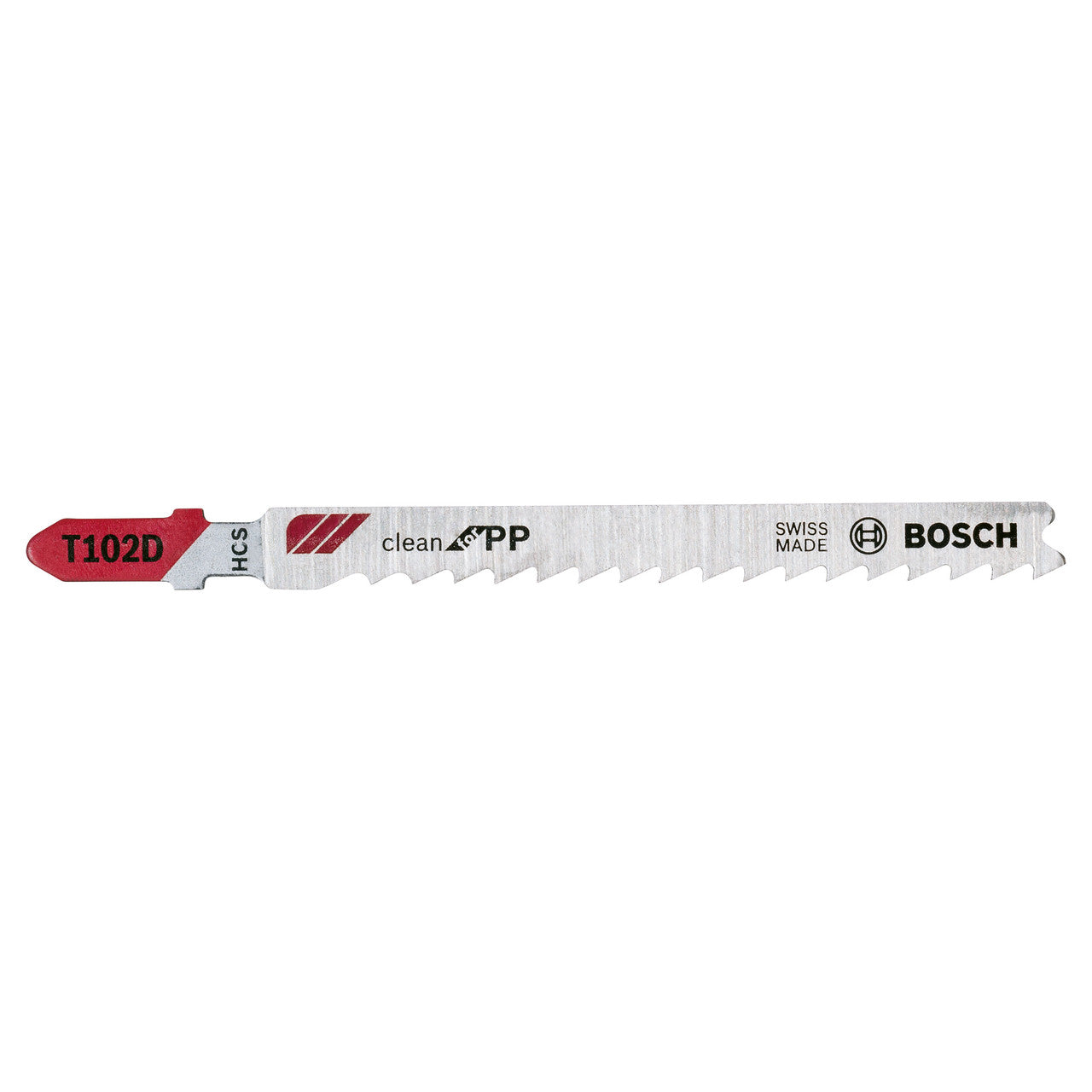 Bosch Clean Cutting Jigsaw Blades for Polypropylene 5 Pack T102D
