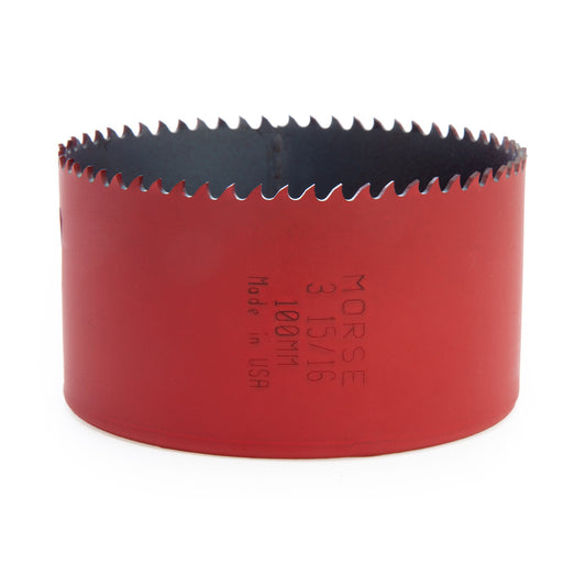 Morse Bi-Metal Hole Saw 100mm Diameter 8% Cobalt Cutting Depth 49mm MHS63