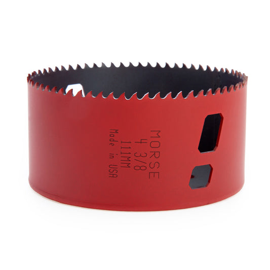 Morse Advanced Bi-Metal Hole Saw 4. 3/8in - 111mm Diameter 8% Cobalt MHS70