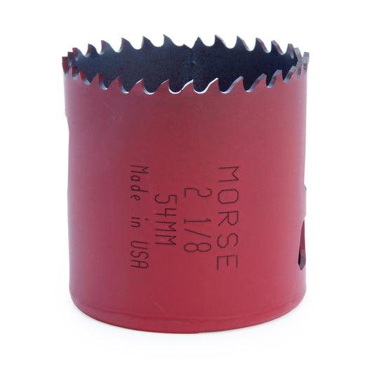 Morse Advanced Bi-Metal Hole Saw 2. 1/8in - 54mm Diameter 8% Cobalt MHS34