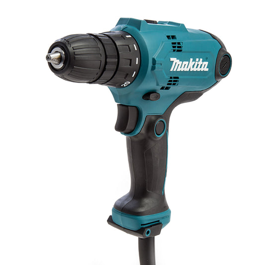 Makita 10mm Drill Driver 240V Keyless Chuck Variable Speed Forward Revers DF0300