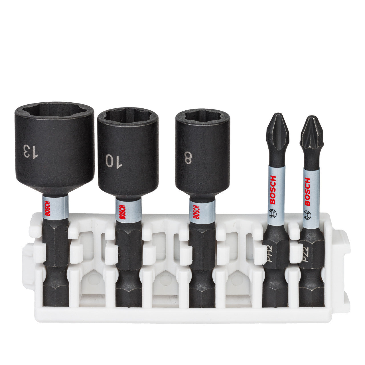Bosch Impact Control Screwdriver and Nutdriver Set 5 Piece 2608522350