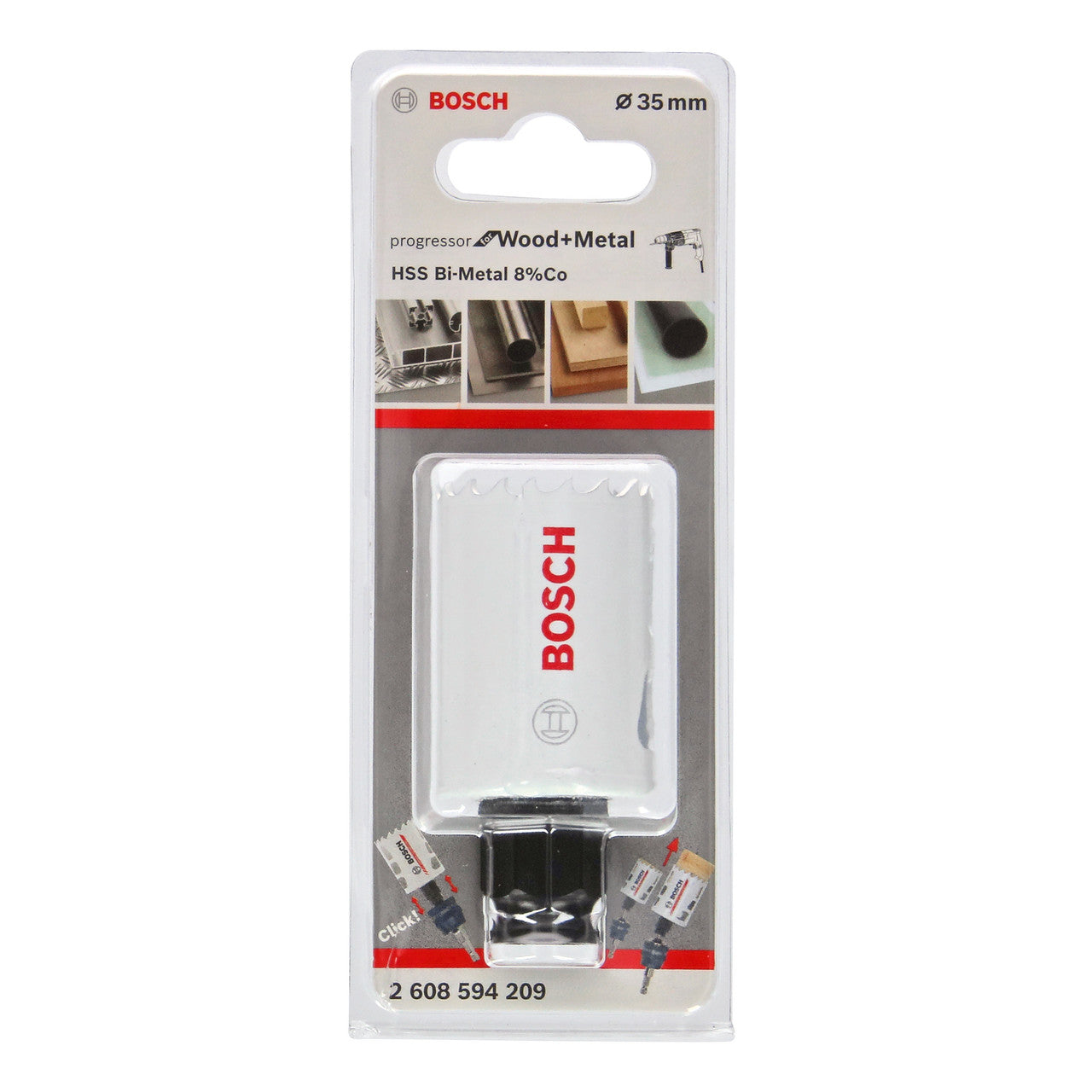 Bosch 2608594209 HSS-Bi Metal Progressor Hole Saw 35mm