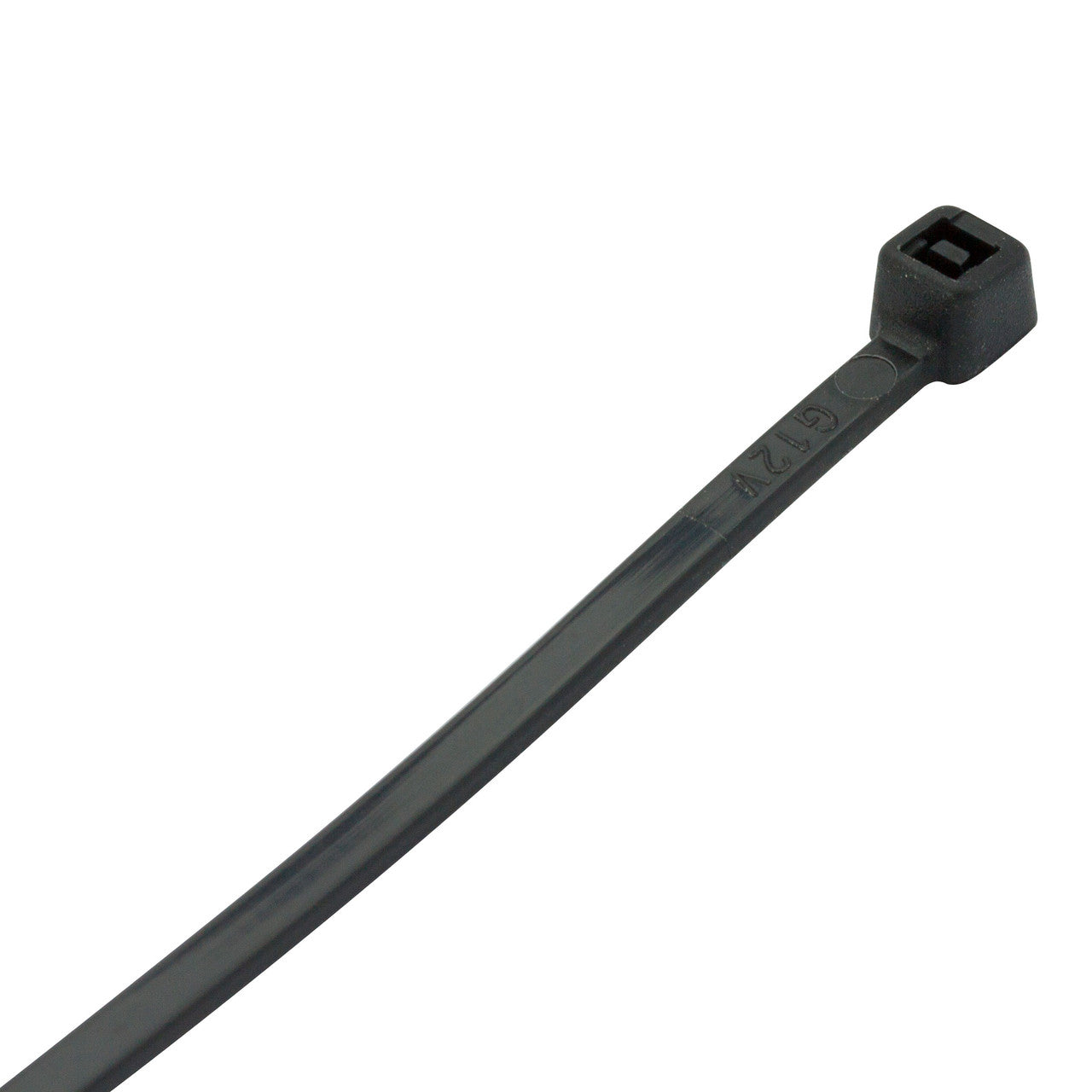 KrimpTerm 165mm x 2.5mm 8kg Black Nylon Cable Ties 100 pack CT23-B