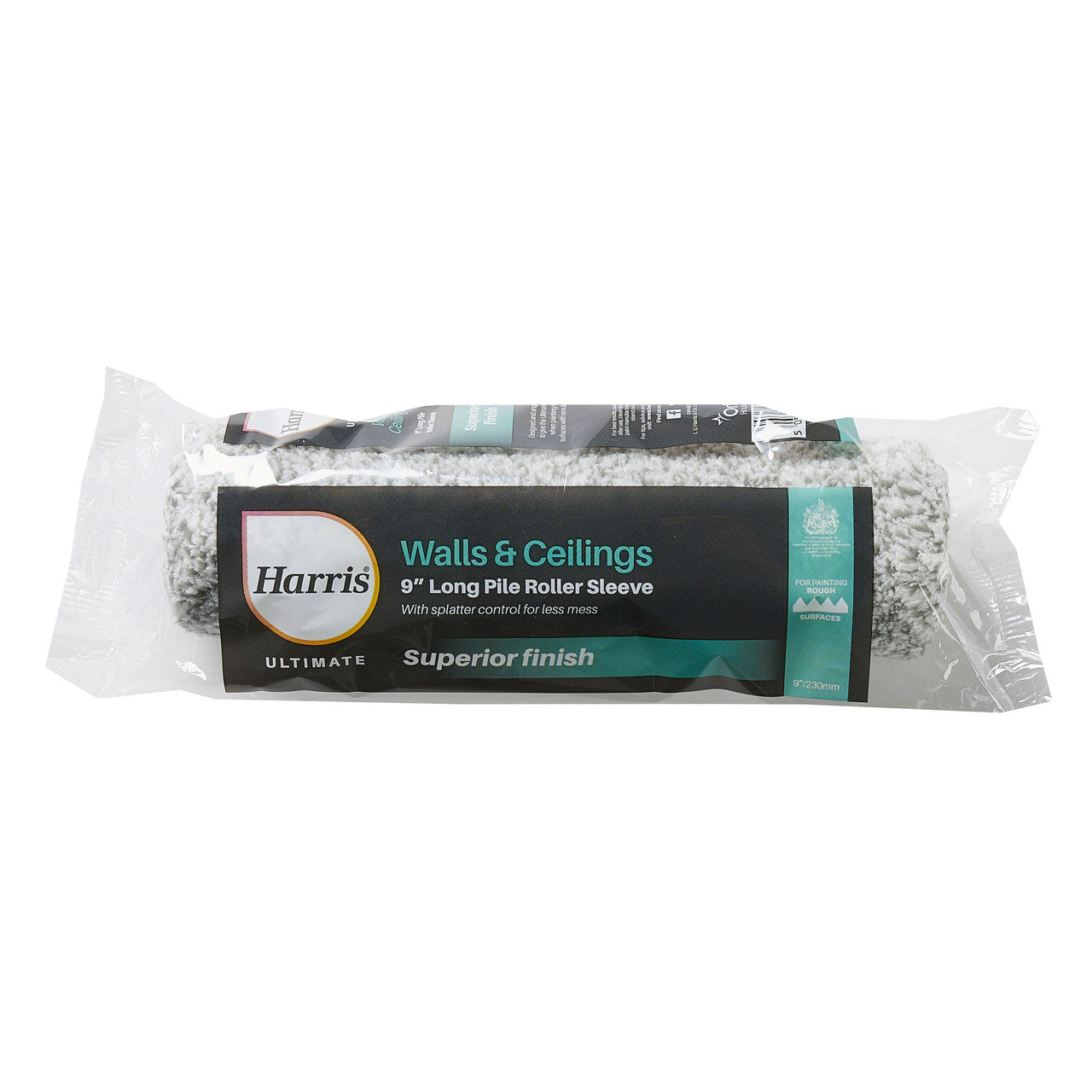 Harris Ultimate Walls & Ceilings Long Pile Paint Roller Sleeve 9 Inch 103012004