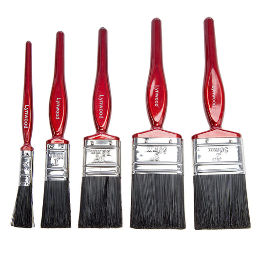 Lynwood Redline Paint Brush Set Pack of 5 general use synthetic filament BR505