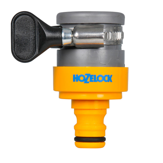 Hozelock Round Mixer Tap Hose Connector 14 - 18mm Indoor Outdoor Use 2176
