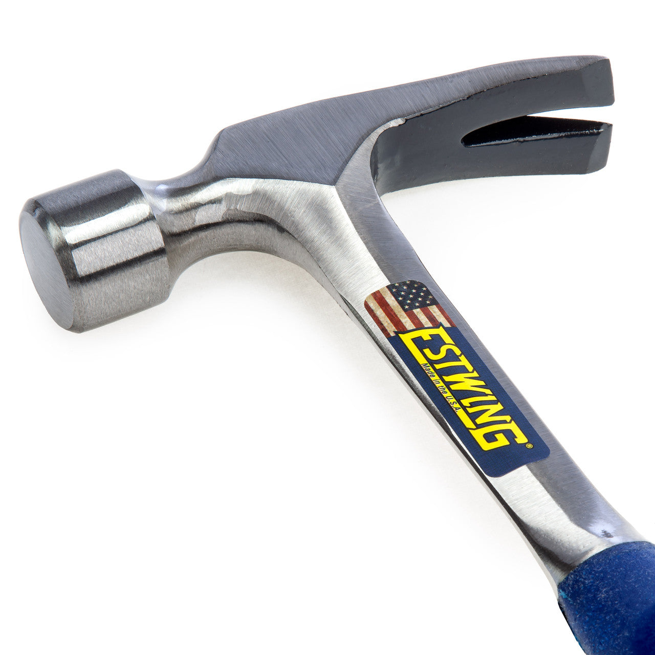 Estwing Smooth Face Framing Hammer One Piece Steel With Vinyl Grip 22oz E3/22SR