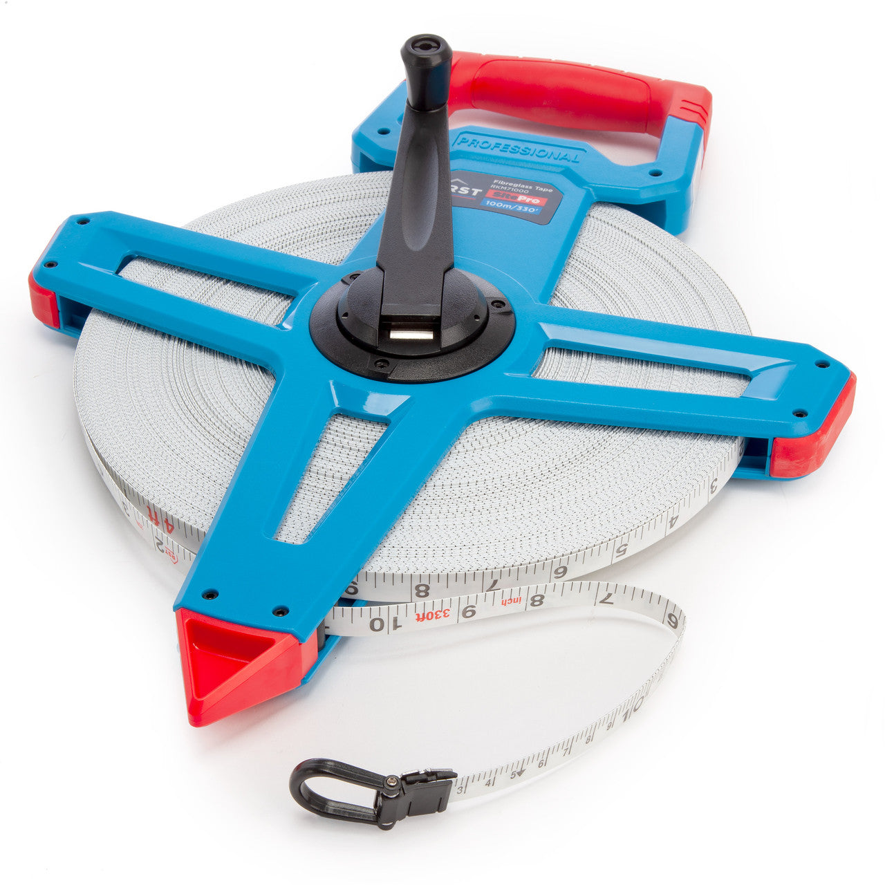 RST RKM71000 Fibreglass Open Frame Tape Measure 330’ / 100m
