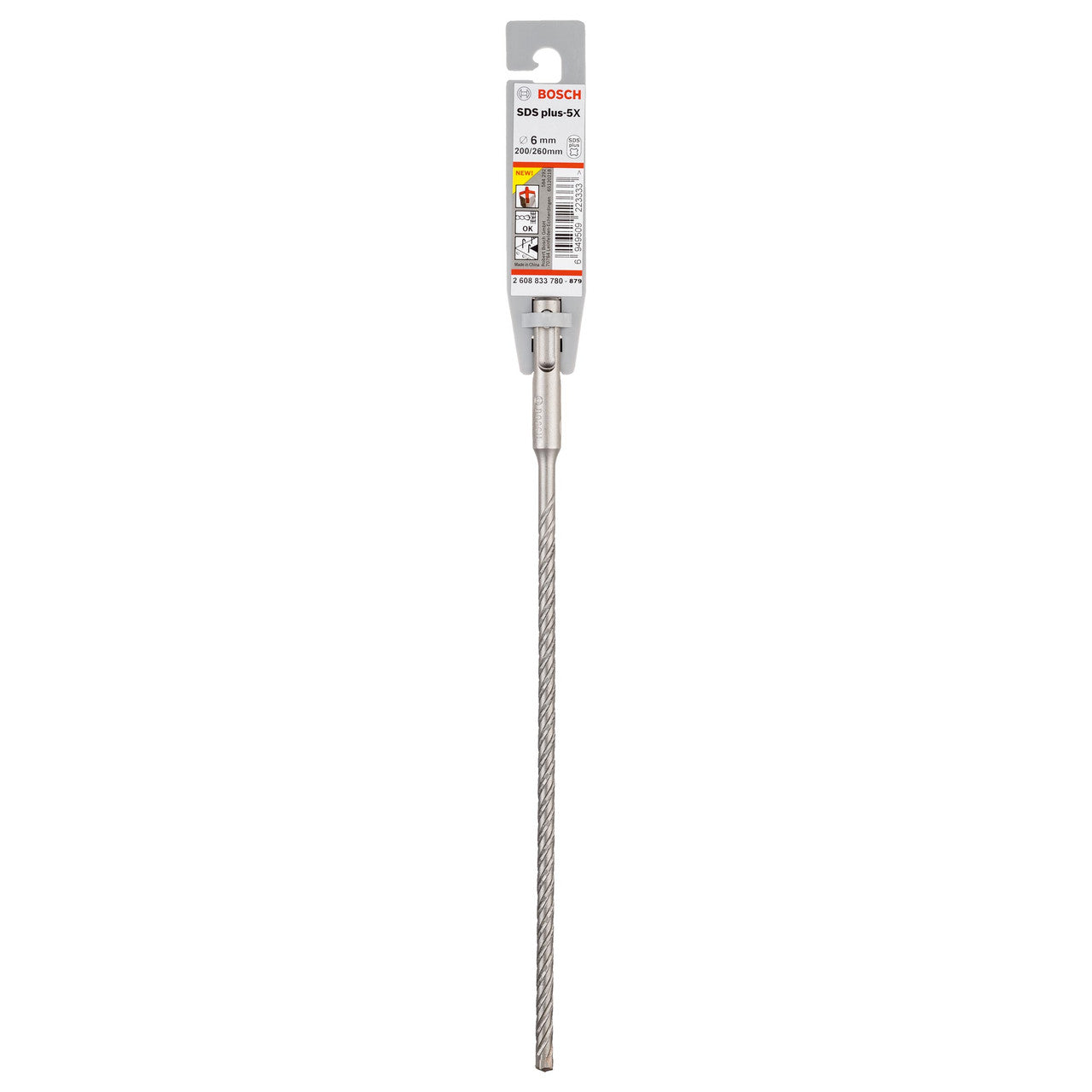 Bosch SDS+ 5X Masonry Drill Bit 6 x 200 x 260mm 2608833780