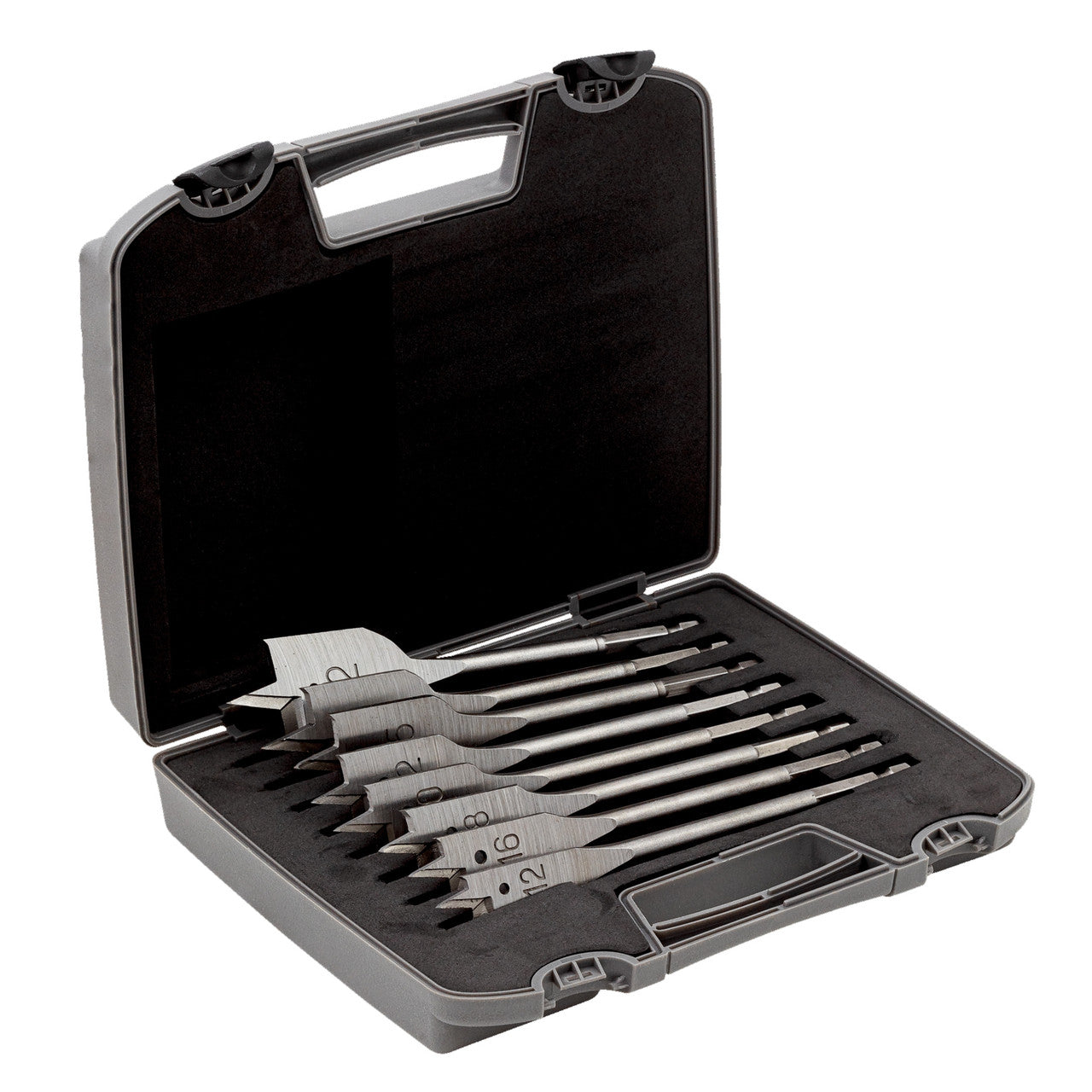 Bahco Flat Drill Bit Set for Wood 8 Piece 12 - 32mm 1/4 inch shank 9629-SET-8