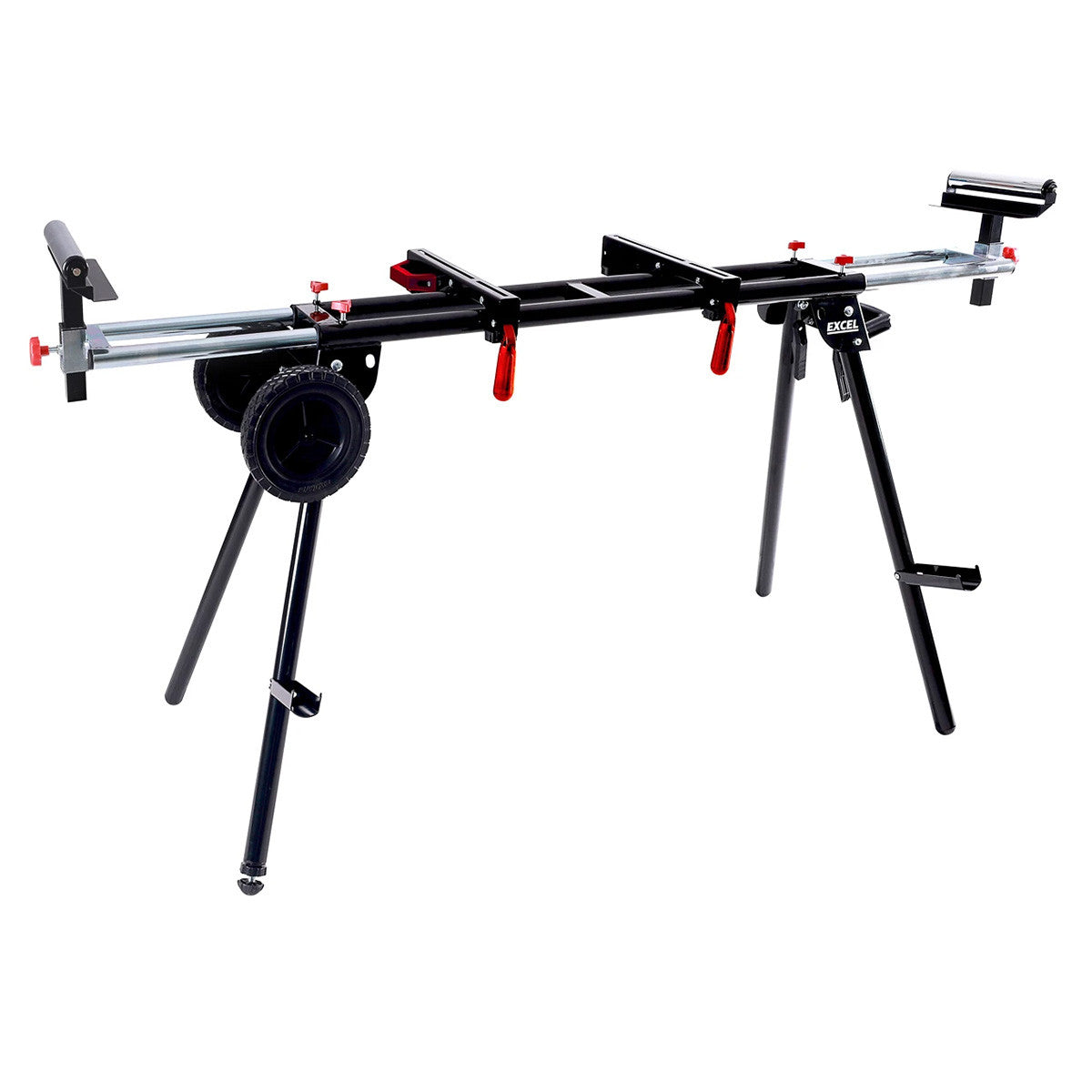 Excel Universal Mitre Saw Stand Folding & Adjustable Legs with Wheels 7475
