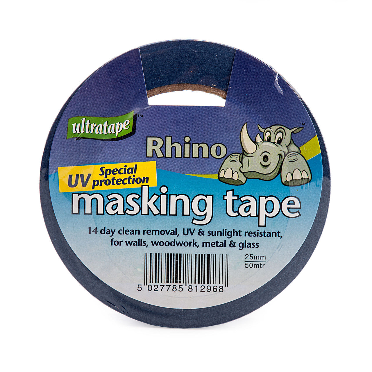 Ultratape Masking Tape Blue 25mm x 50m Solvent and moisture resistant 00702550UL