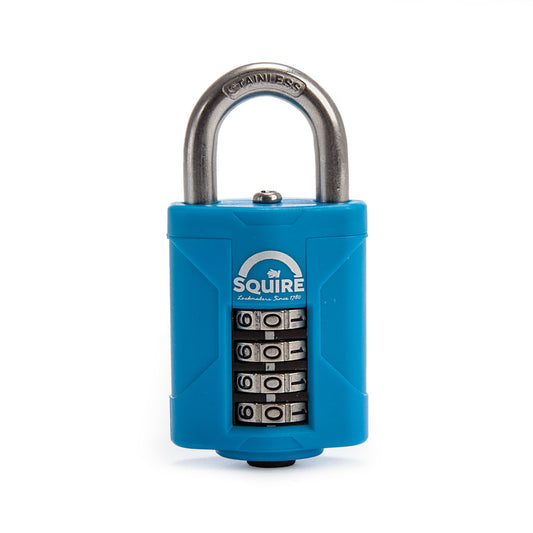 Henry Squire Rustproof Combi Padlock with Stainless Steel Shackle 40mm CP40S