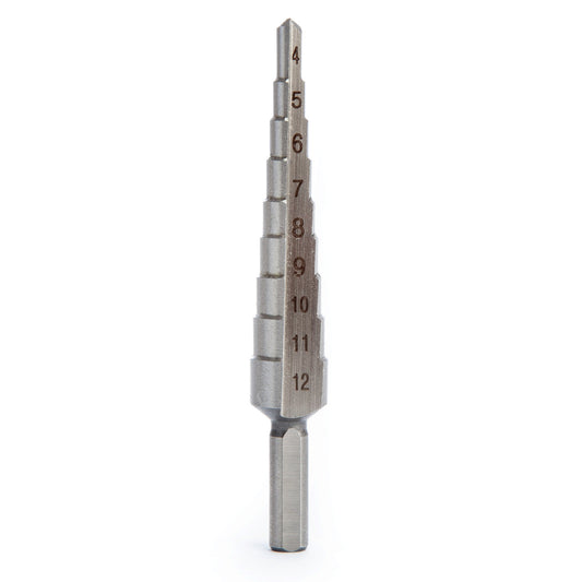 Abracs SD412 Metal Cutting Step Drill 4-12mm