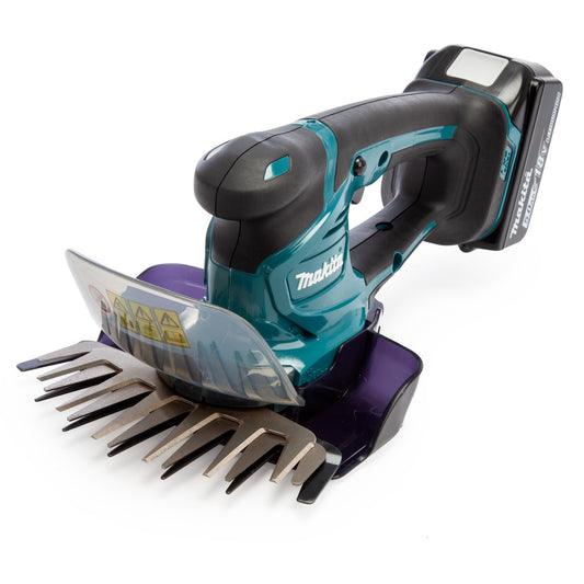 Makita 18V LXT Grass Shear with Hedge Trimmer Attachment 1 × 5.0Ah Bat DUM604RTX