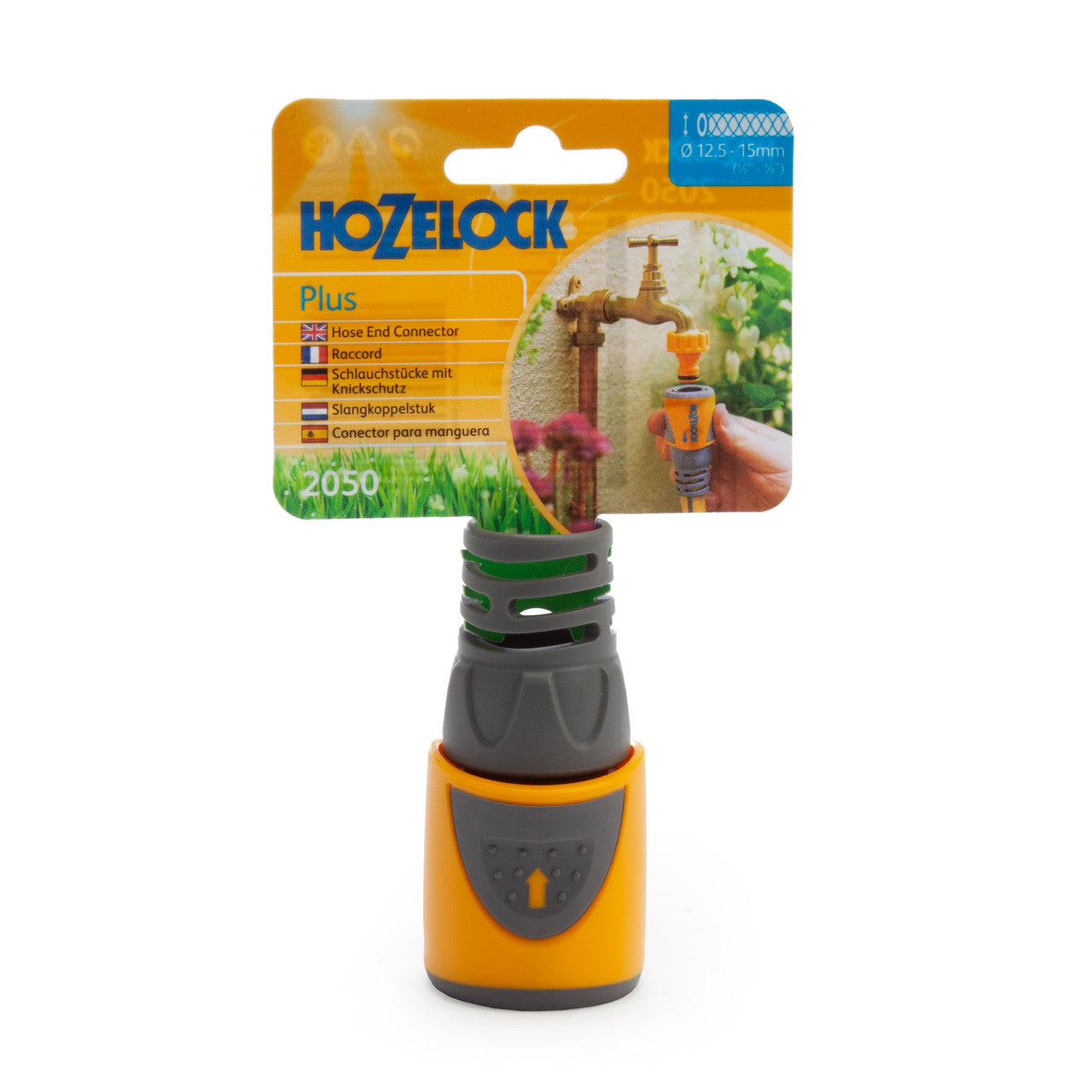 Hozelock Garden Hose End Connector Plus 12.5 - 15mm Type Female 2050