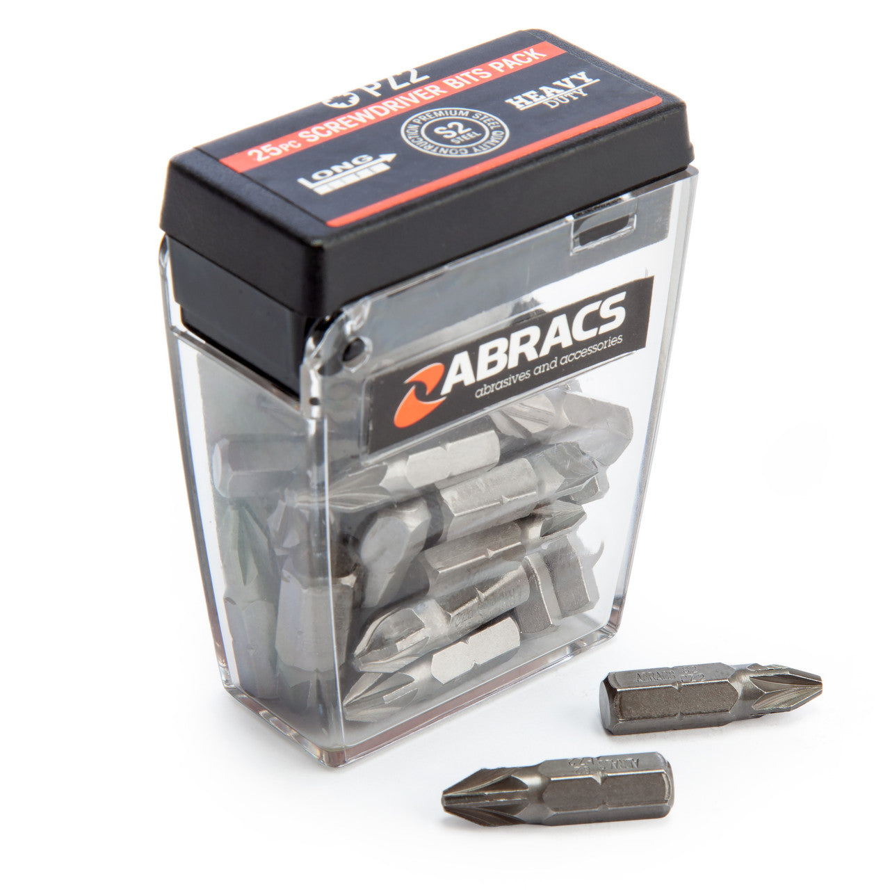 Abracs PZ2 Screwdriver Bits 25mm Pack Of 25 PZ225