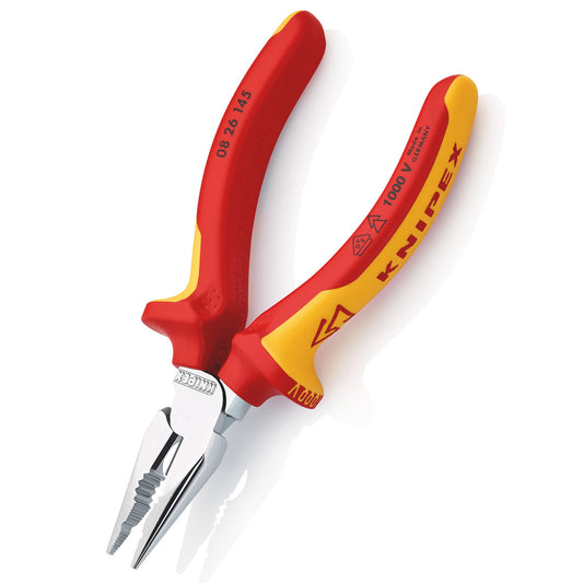 Knipex Needle Nose Combination Pliers VDE 1000V 145mm 0826145SB