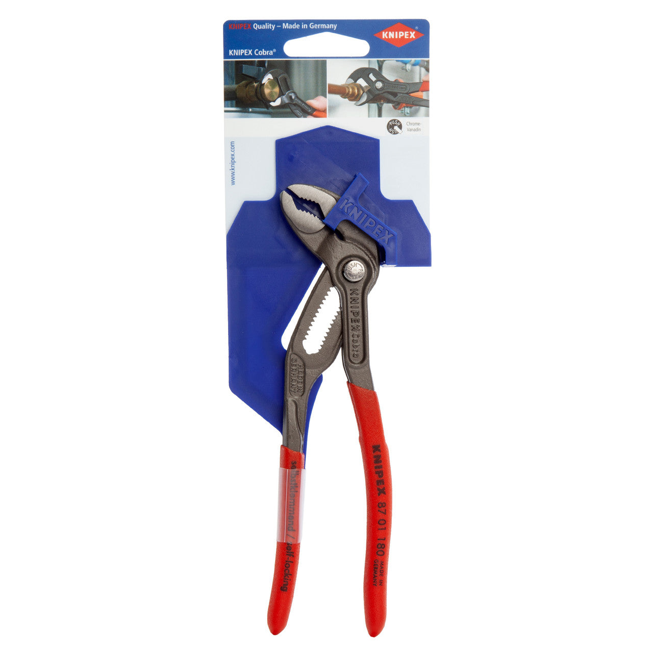 Knipex Cobra Hightech Water Pump Pliers 180mm 8701180SB