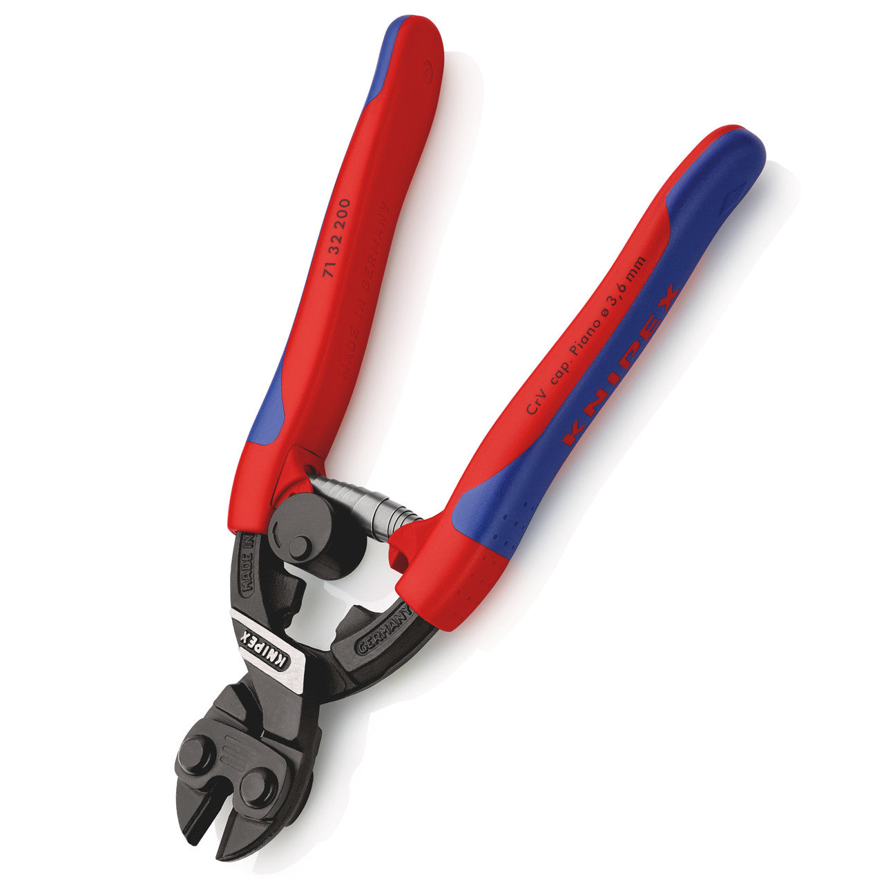 Knipex CoBolt Compact Bolt Cutters Capacity 6mm Size 200 x 62 x 24mm 7132200SB