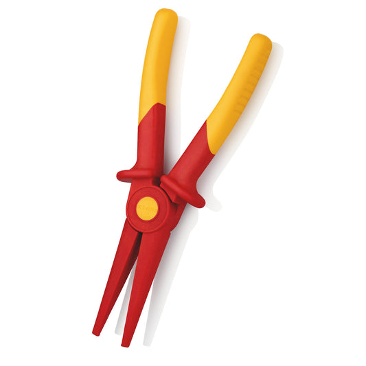 Knipex Plastic Long Nose Pliers VDE 1000V 220mm 75mm Long Jaws 986202