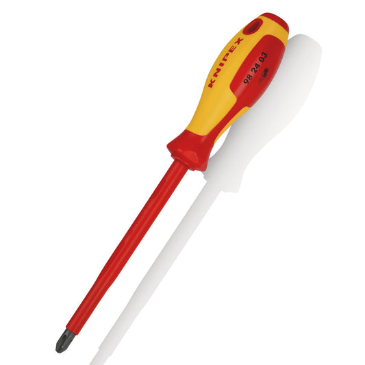 Knipex VDE Phillips Screwdriver 1000V PH3 x 270mm Ergonomic Handle 982403