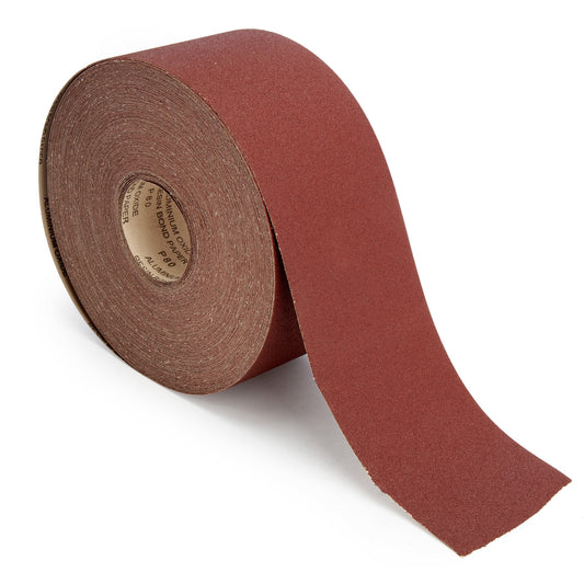 Abracs Sandpaper Roll 80 Grit 115mm × 50 Metres Aluminium Oxide ABS11550080