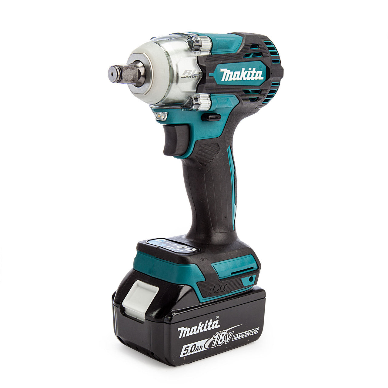 Makita 18V LXT 1/2" Brushless Impact Wrench 2 x 5.0Ah Batteries DTW300TX2