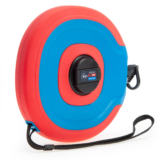 RST Metric Imperial Fibreglass Closed Case Tape Measure 30m RDM24