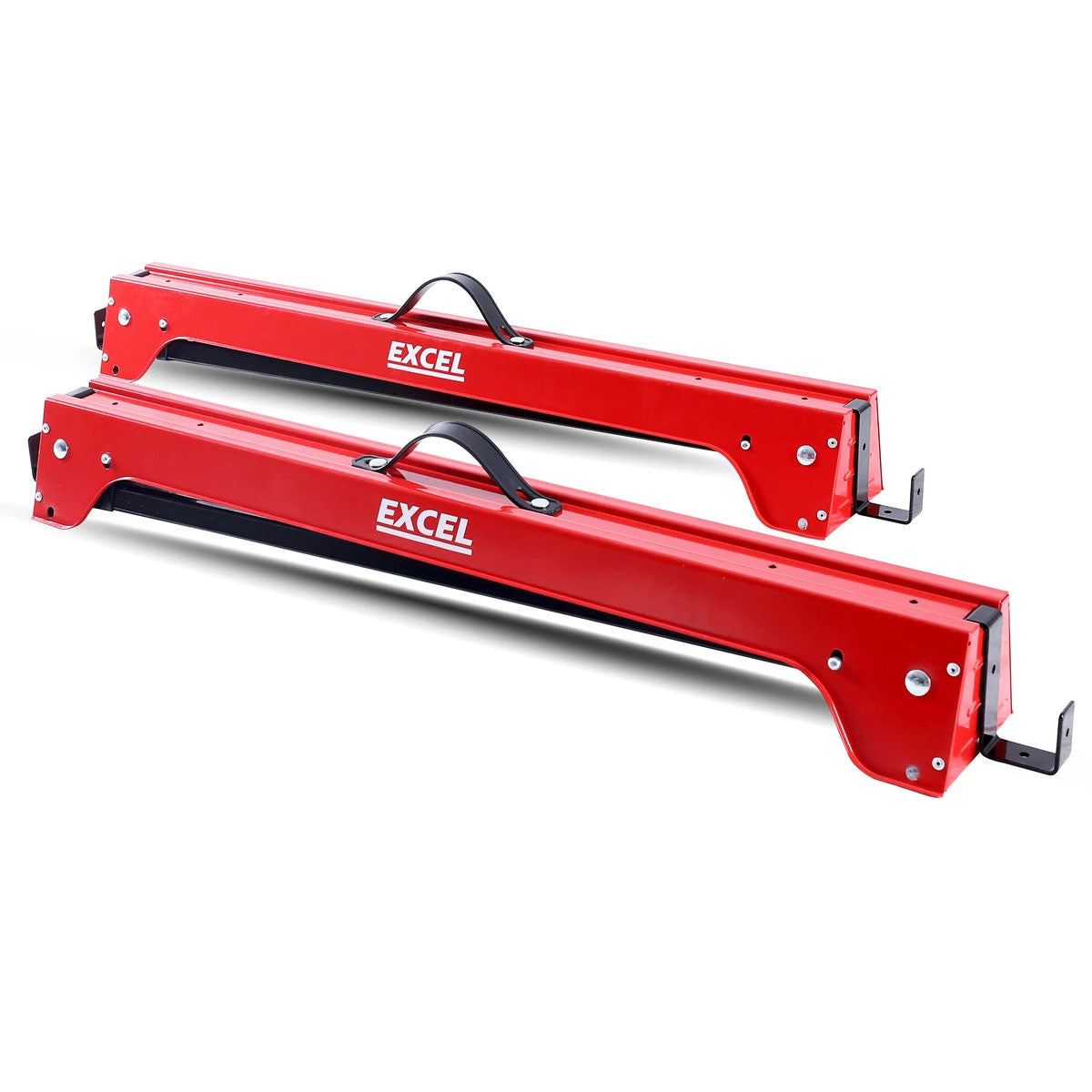 Excel Heavy Duty Steel Folding Saw Horse Capacity 500kg Twin Pack 5157
