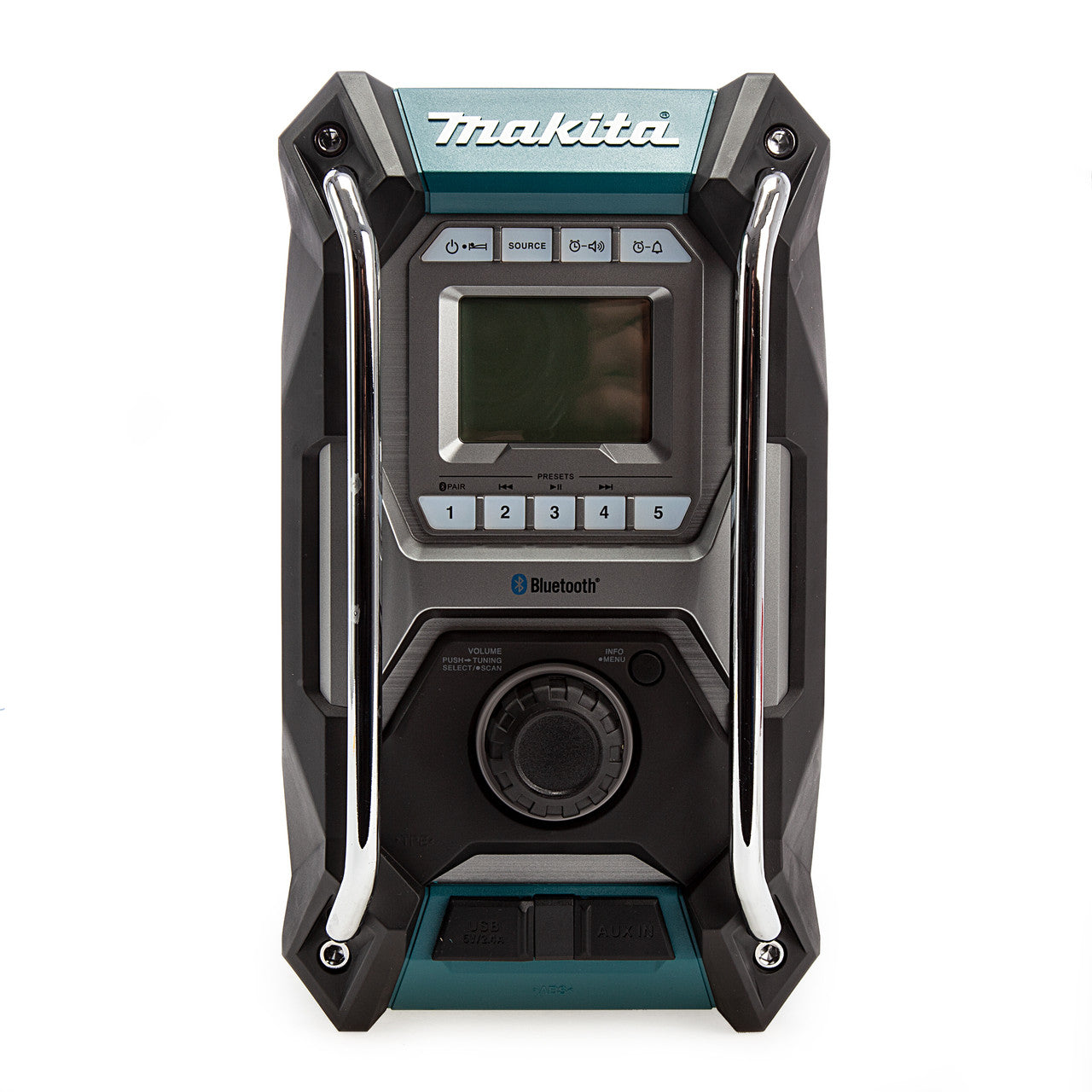 Makita Bluetooth Job Site Radio Blue Body Only CXT/LXT/XGT AM/FM MR002GZ