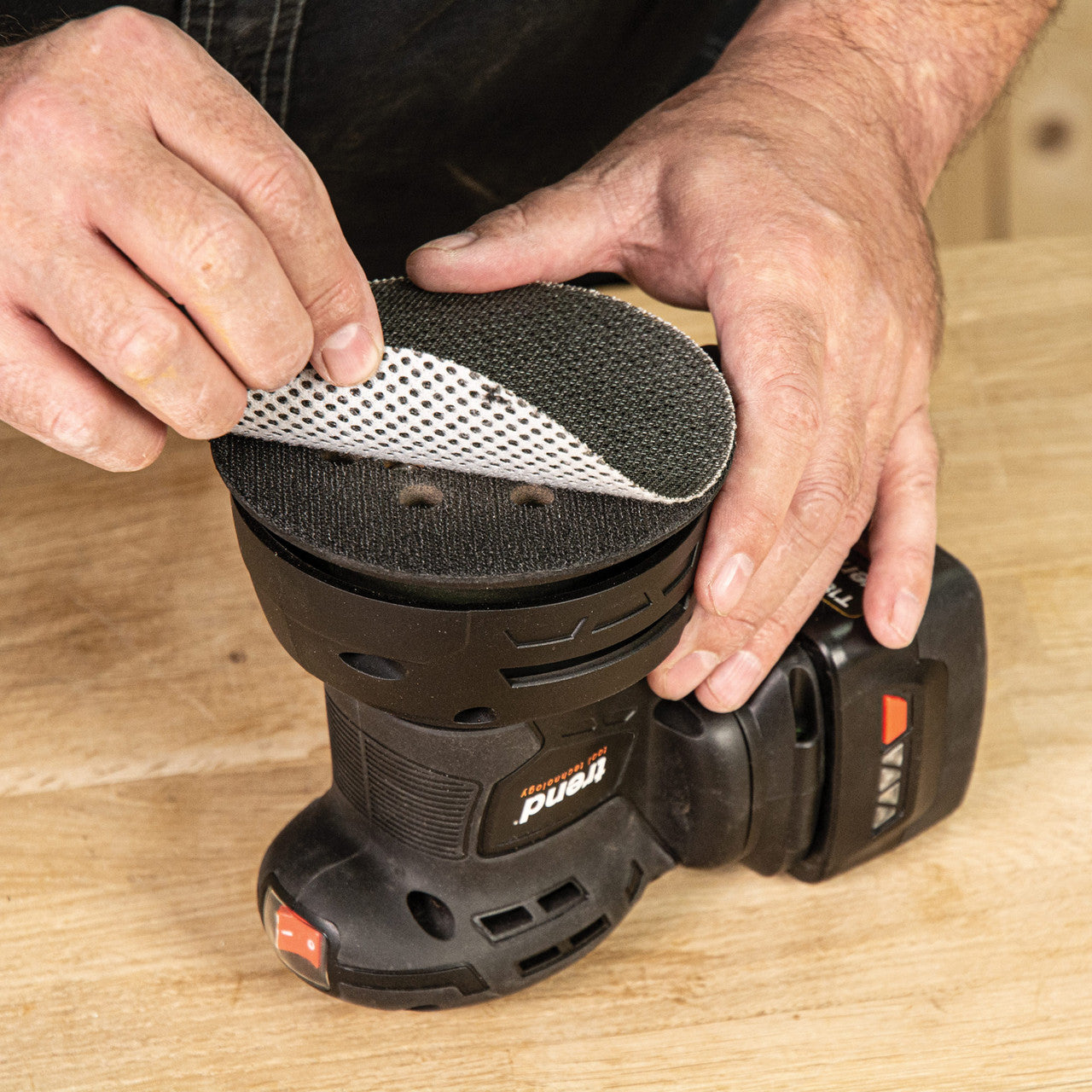 Trend T18S/ROS125B 18V 5 inch/125mm Brushless Random Orbital Sander (Body Only)