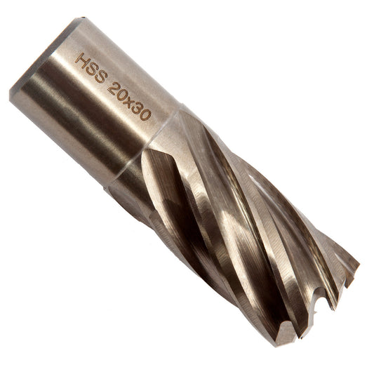 Abracs Mag Drill Cutter 20mm x 30mm Annular Cutter For Steel Metal etc MD3020