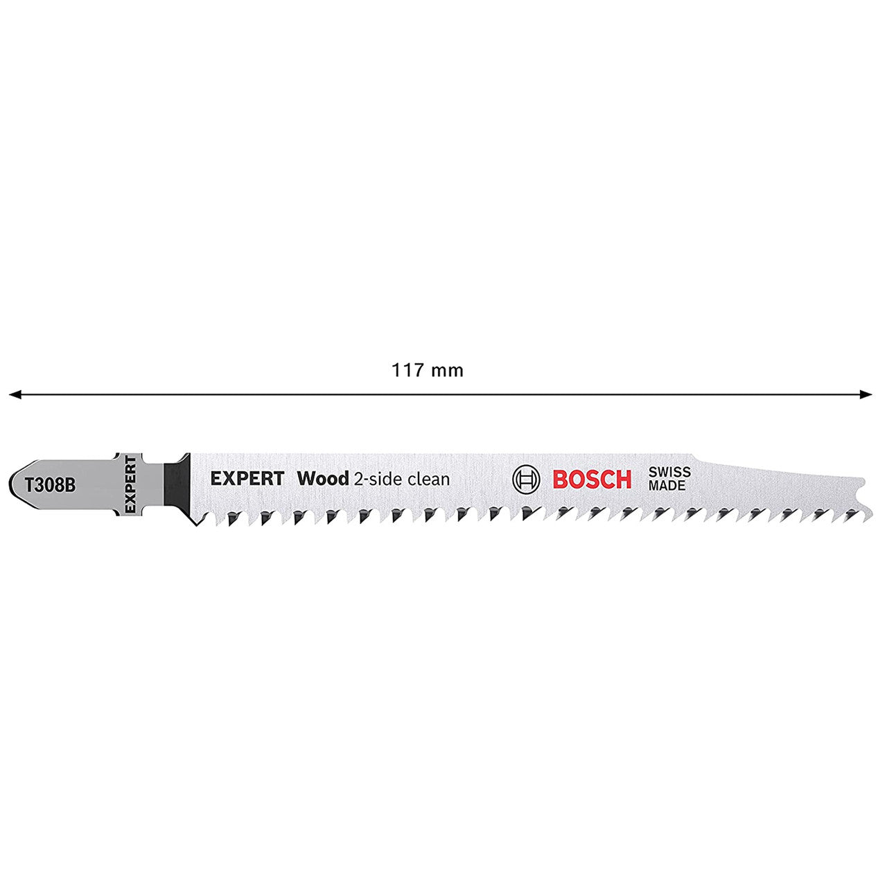 Bosch Expert Wood 2-Side Clean Jigsaw Blades 5 Pack T308B