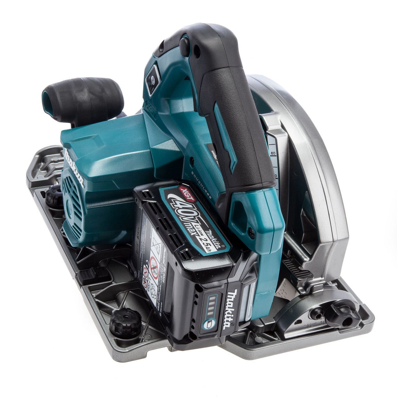 Makita HS004GD203 40VMax XGT 190mm Circular Saw (2 × 2.5Ah Batteries)
