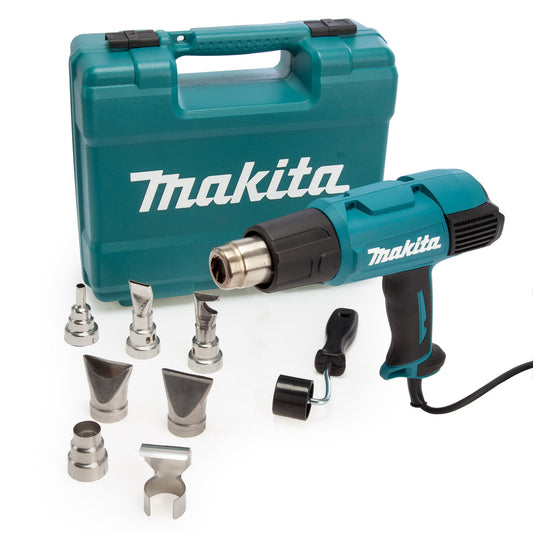Makita Heat Gun Kit 2000W 240V Temperature 50 - 650 º In Carry Case HG6531CK