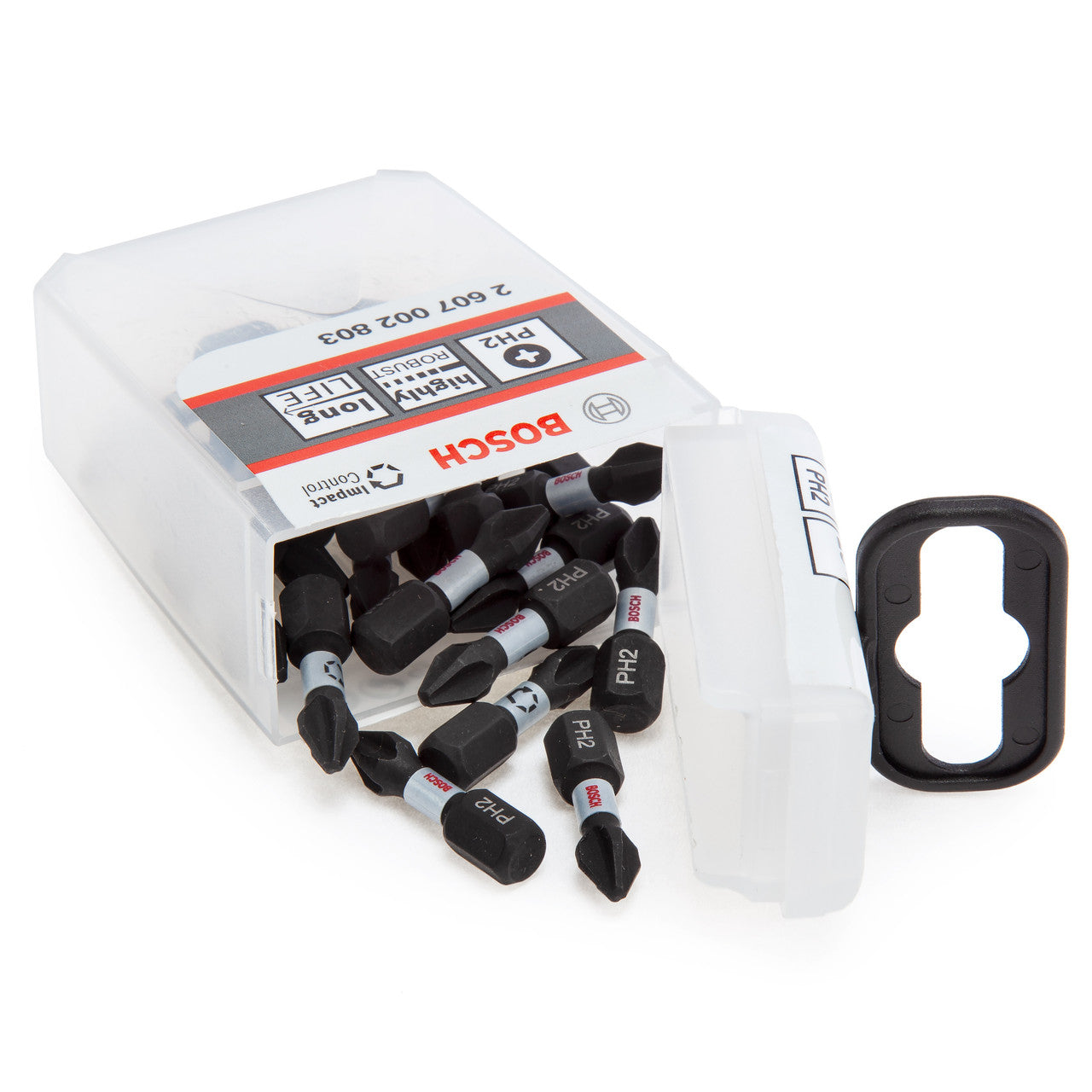 Bosch PH2 Impact Screwdriver Bits Pack Of 25 Boxed 2607002803