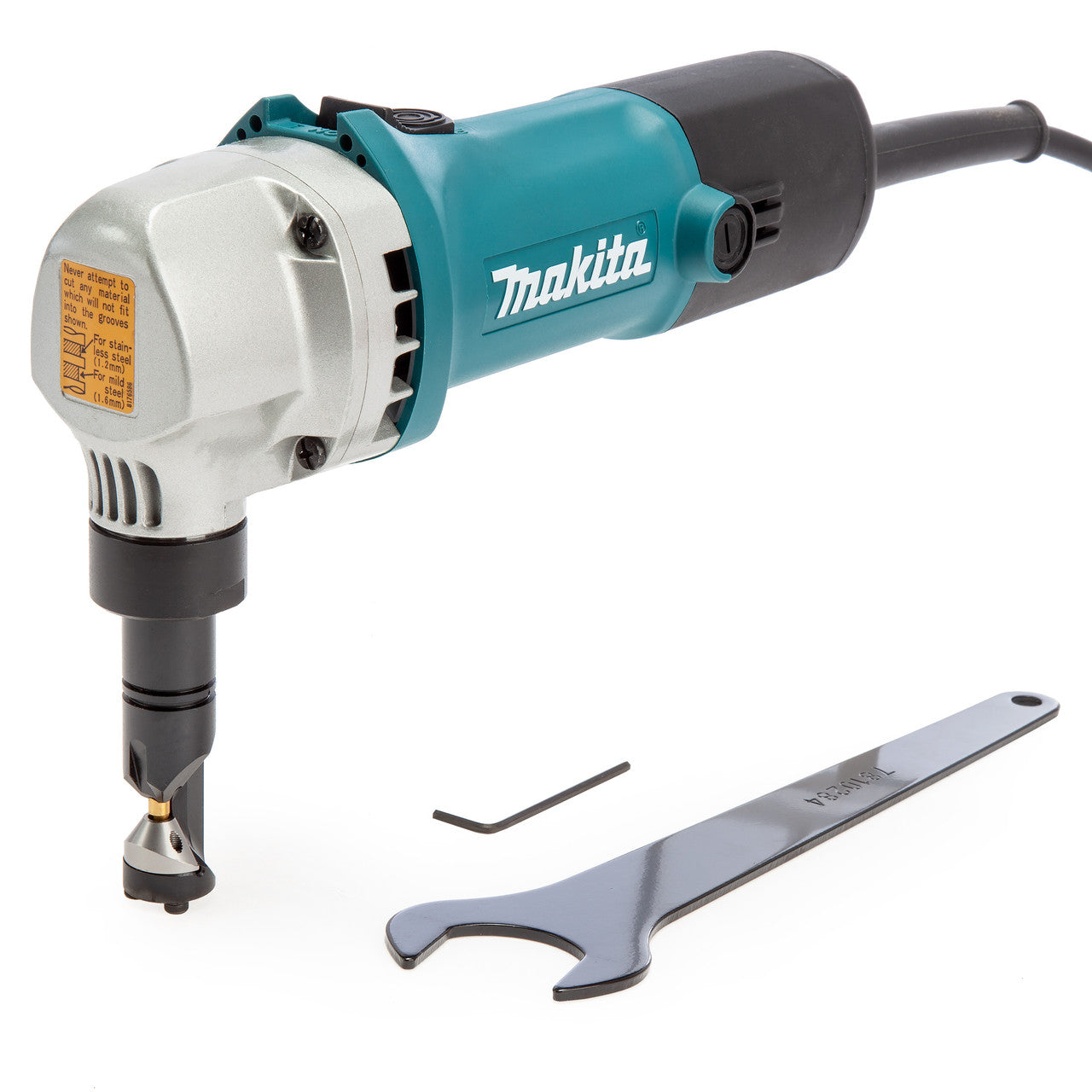 Makita Nibbler Cuts 1.6mm Steel 240V 550w Lightweight 2,200spm JN1601