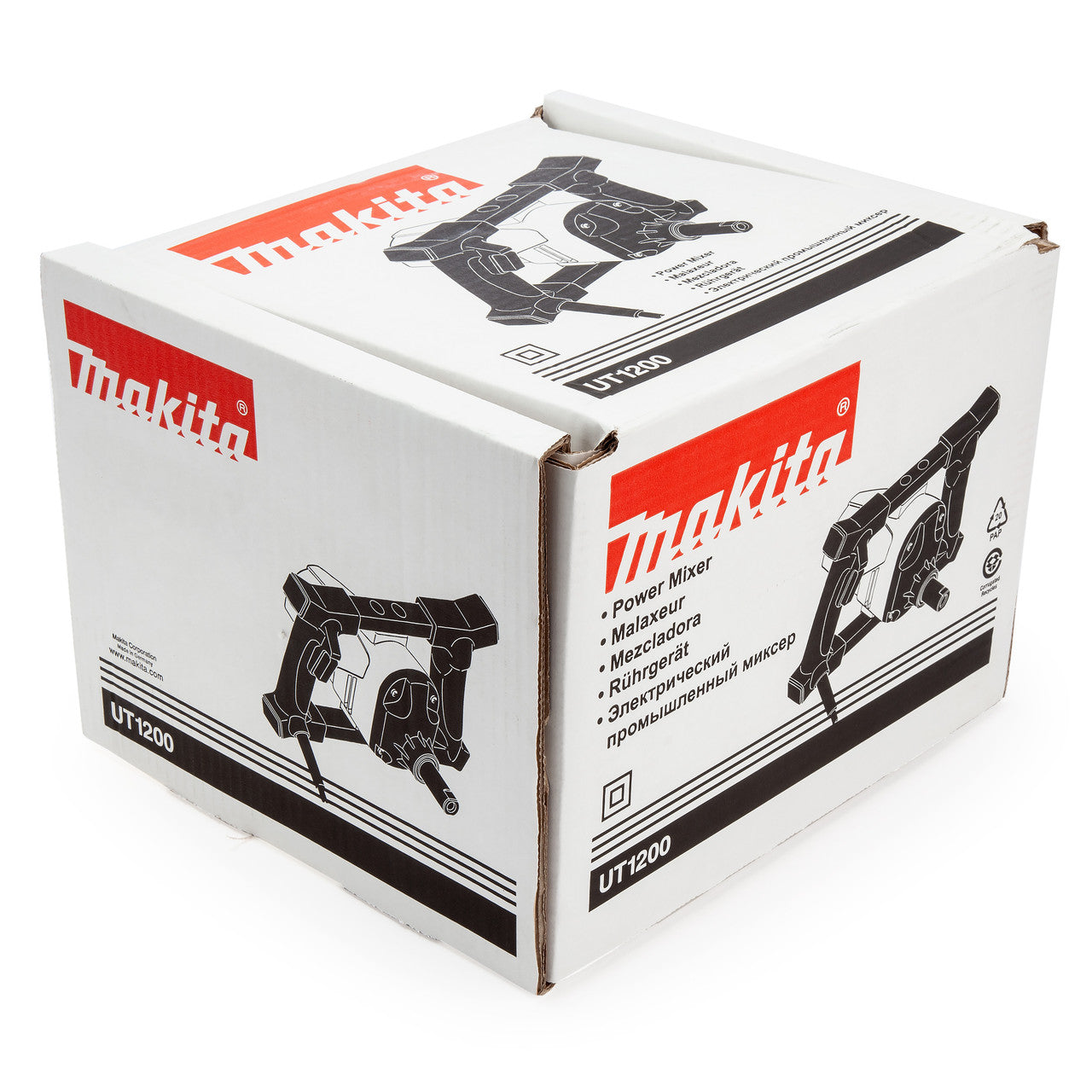 Makita Paddle Mixer 240V 960W Twin Handle Thread M14 Capacity 30 kg UT1200