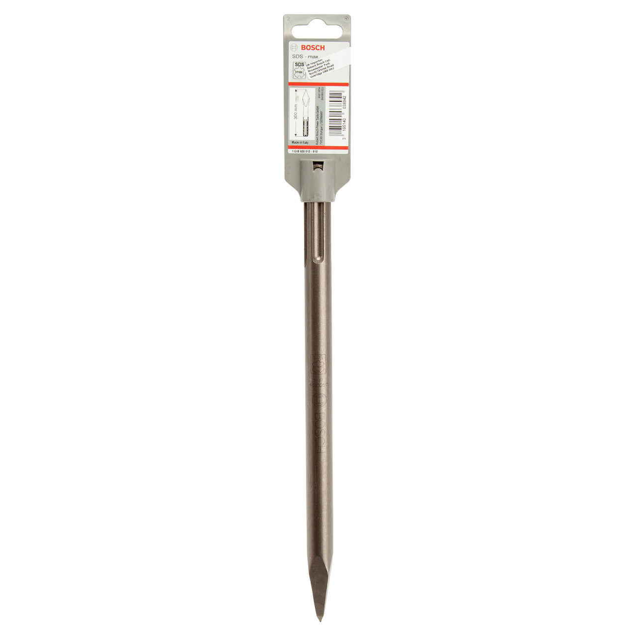 Bosch SDS Max Pointed Chisel 300mm Demolition For Brick And Concrete 1618600015