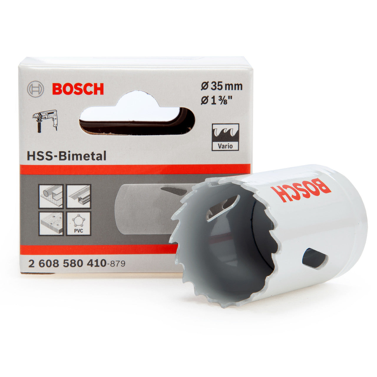 Bosch 35mm HSS Bi Metal Hole Saw For Wood Metal & Plastics 2608580410