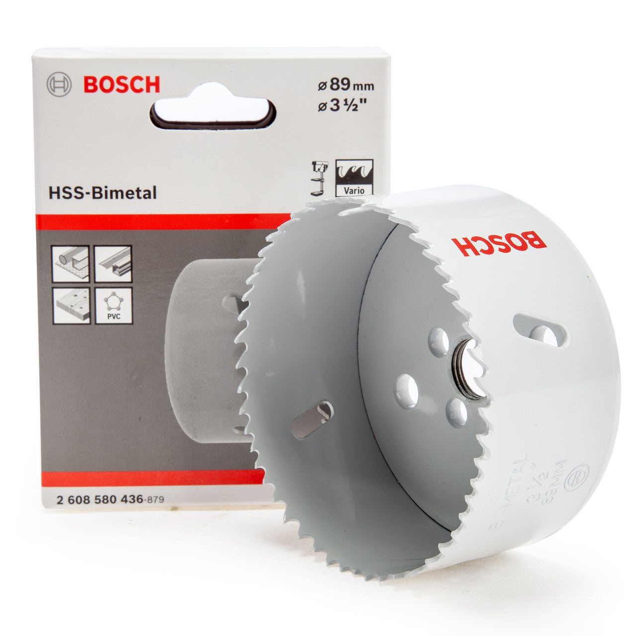 Bosch 89mm HSS Bi Metal Hole Saw For Wood Metal And Plastics etc 2608580436