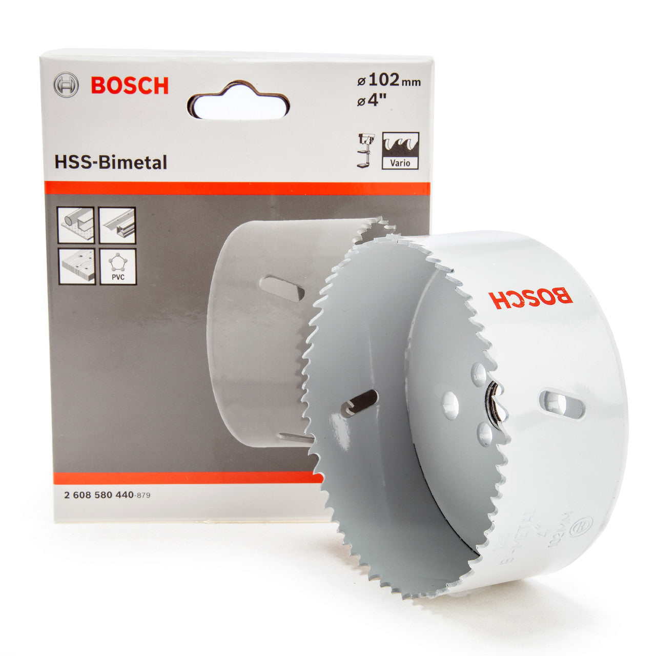 Bosch 102mm HSS Bi Metal Hole Saw For Wood Metal And Plastics etc 2608580440