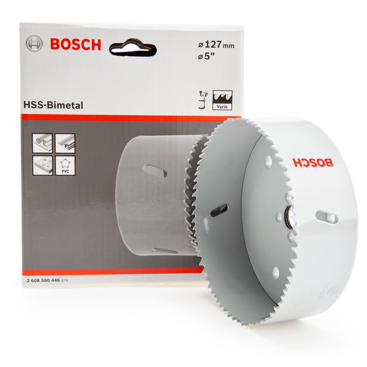 Bosch 127mm HSS Bi Metal Hole Saw For Wood Metal And Plastics etc 2608580446