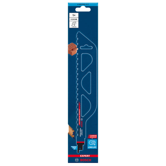 Bosch Reciprocating Saw Blade CT for Hollow Brick 300mm 12in 2608900417