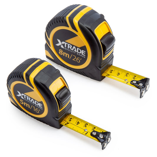 XTrade Metric Imperial Tape Measure Twinpack 5m + 8m X0900028