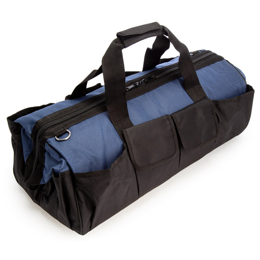 XTrade Wide Mouth Tool Bag Black Blue 600 x 340 x 270mm Nylon Woven X0920001